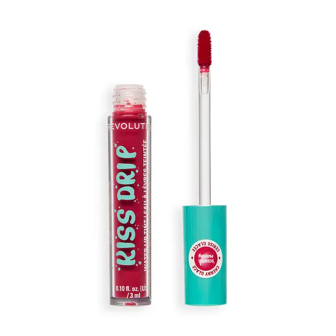 Revolution Beauty Kiss Drip Water Lip Tint Cherry Glace