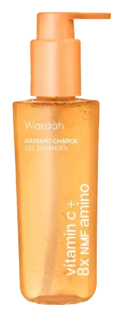 Wardah Vitamin C+ 8x NMF Amino Radiant Charge Gel Cleanser