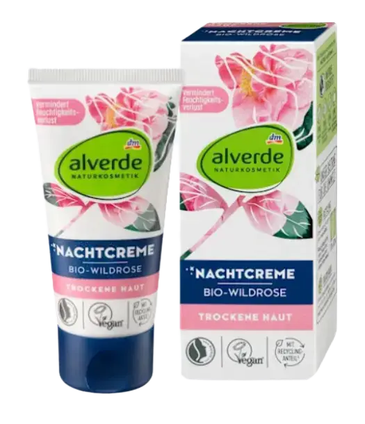 Alverde Naturkosmetik Nachtcreme Bio Wildrose