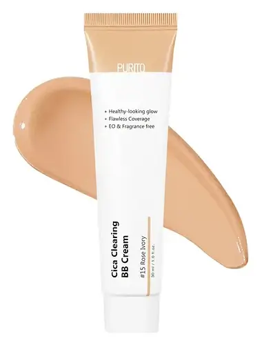 PURITO Cica Clearing BB Cream #15 Rose Ivory