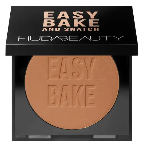 Huda Beauty Easy Bake & Snatch Pressed Brightening & Setting Powder Cinnamon Bun