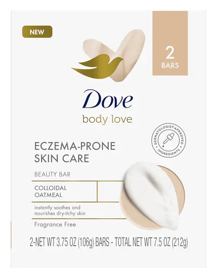 Dove Body Love Eczema-Prone Skin Care Beauty Bar