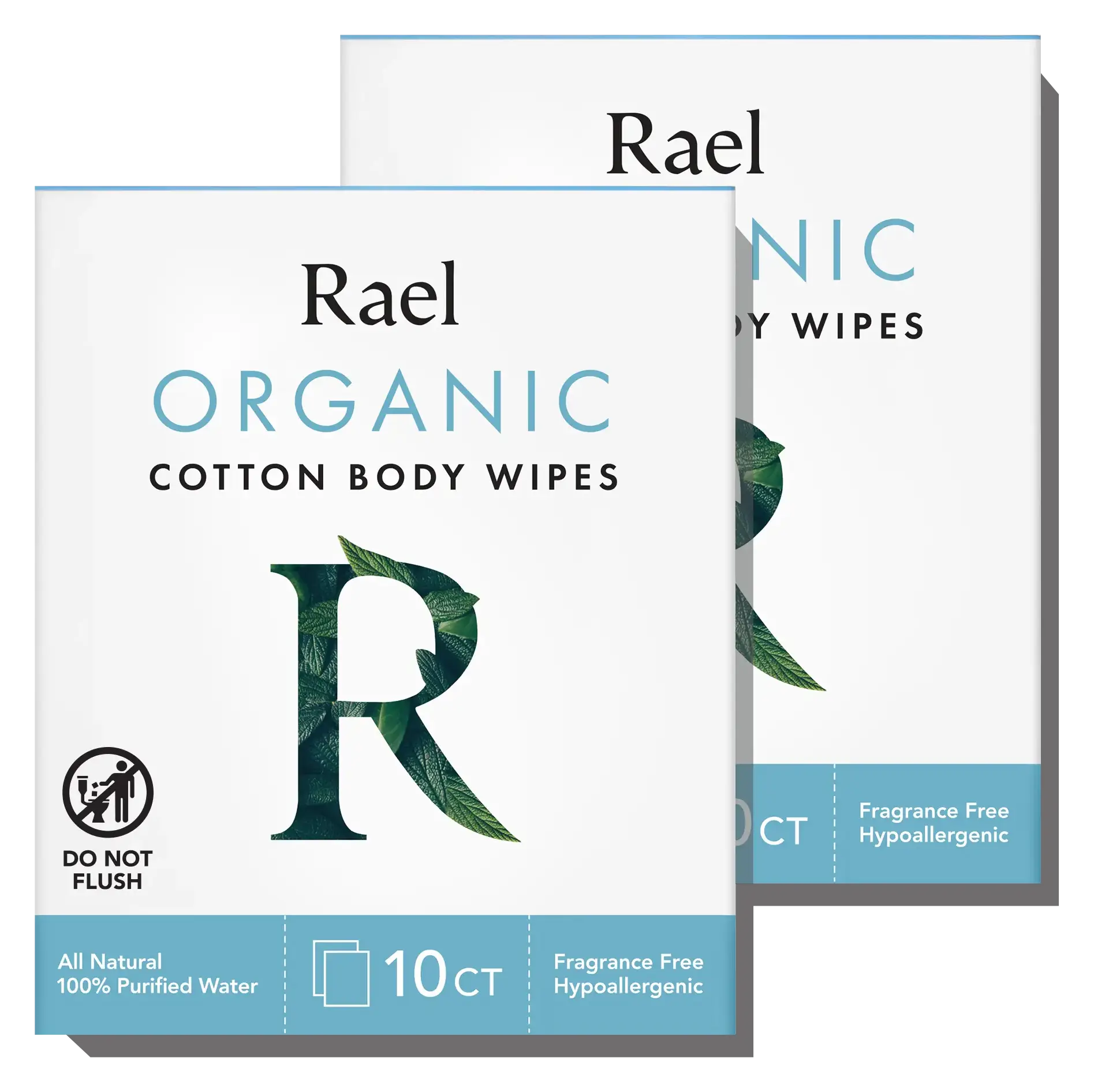 Rael Organic Cotton Body Wipes