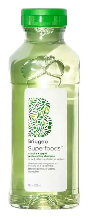 BrioGeo Superfoods Replenishing Shampoo - Matcha + Apple