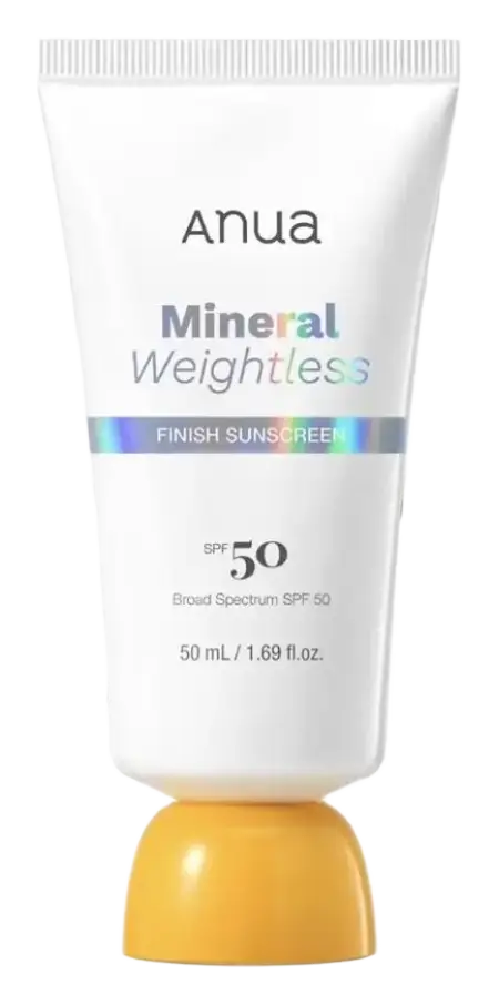 Anua Mineral Weightless Finish Sunscreen SPF 50