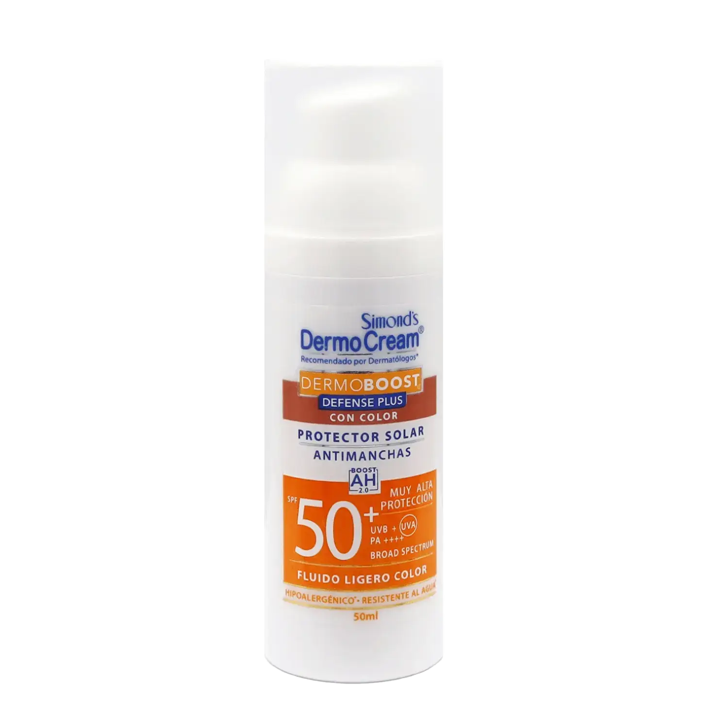 Simond's Protector Solar Antimanchas Dermoboost Defense Plus Con Color SPF50+