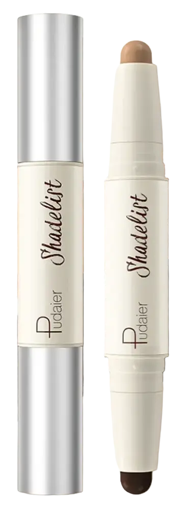 Pudaier 2-In-1 Contour & Highlight Pen #04 Pine & Espresso