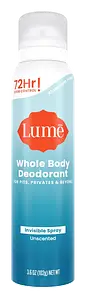 Lume Invisible Spray Deodorant Unscented
