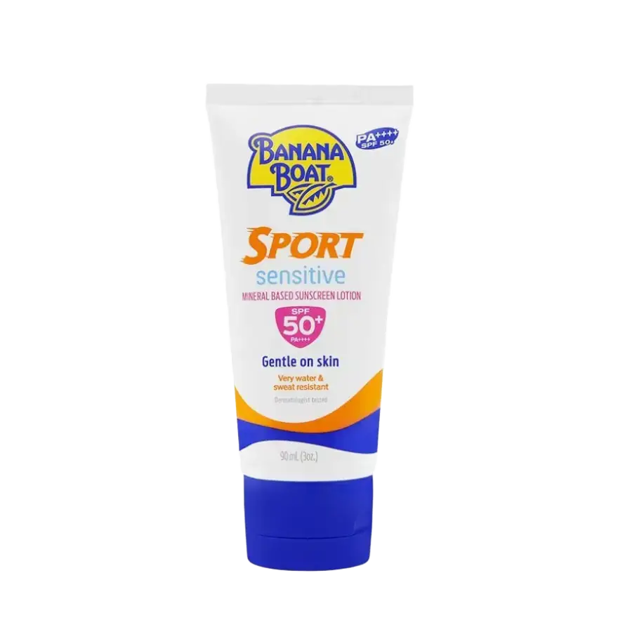 Banana Boat Sport Sensitive Mineral Based Sunscreen Lotion SPF 50+ Asia