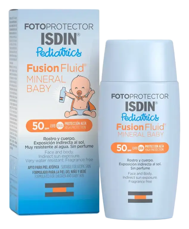ISDIN Fotoprotector Pediatrics Fusion Fluid Mineral Baby SPF 50