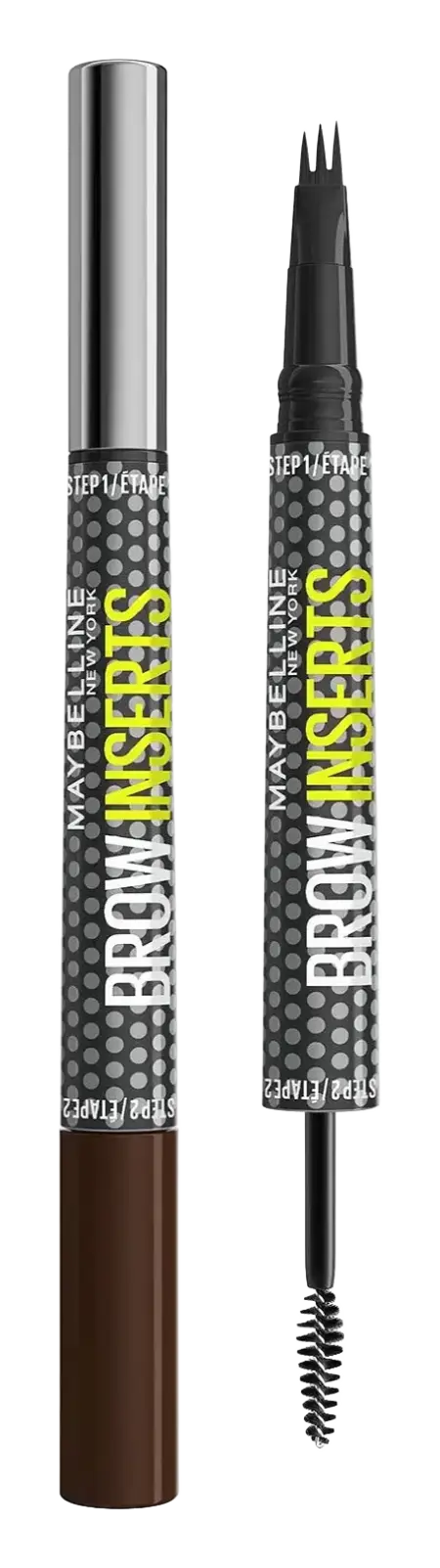 Maybelline Brow Inserts Eyebrow Pen & Brush Deep Brown