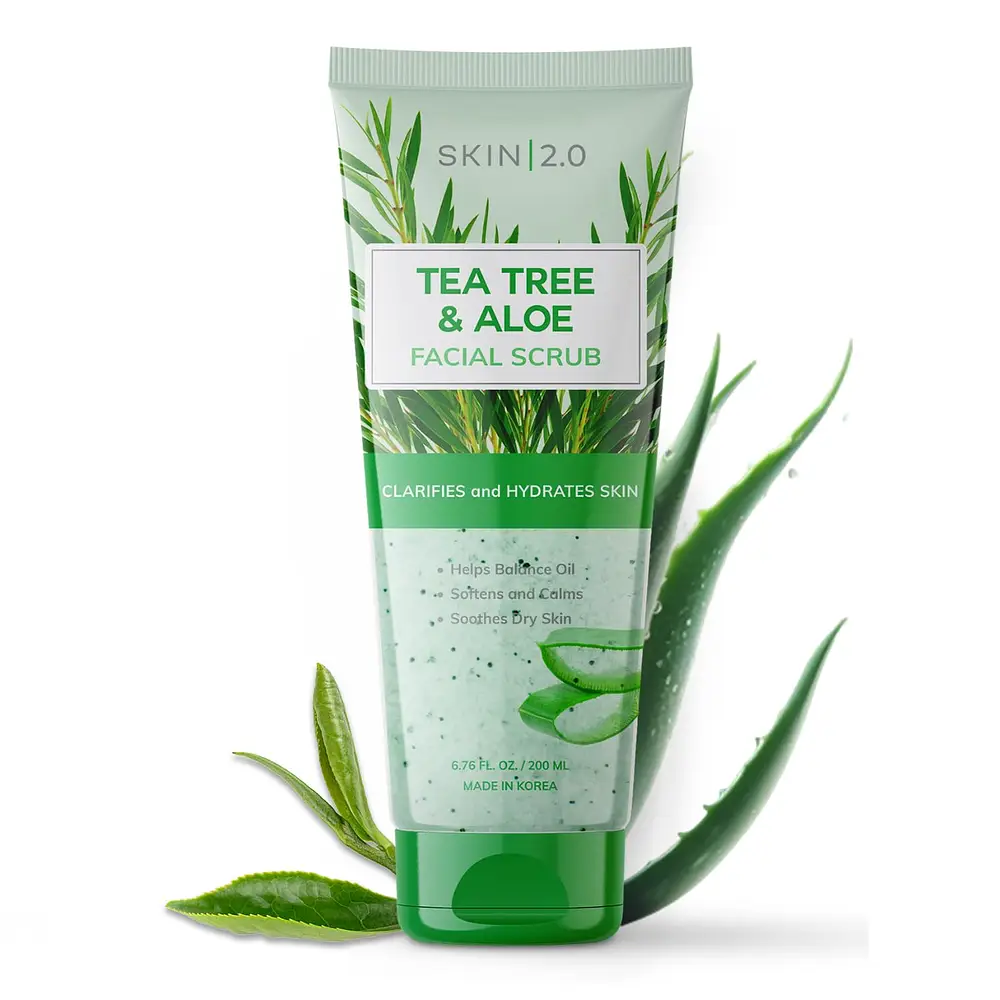 Skin 2.0 Tea Tree & Aloe Facial Scrub