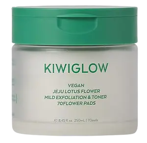Kiwiglow Vegan Jeju Lotus Mild Exfoliation & Toner