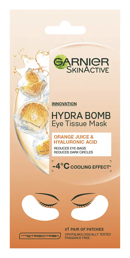 Garnier Hydrabomb Eye Tissue Mask Orange