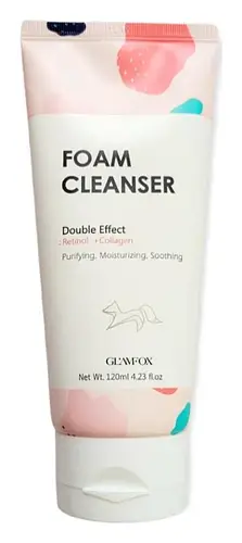 GLAMFOX Foam Cleanser  Double Effect Retinol + Collagen