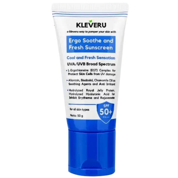 Kleveru Ergo Soothe And Fresh Sunscreen SPF 50+