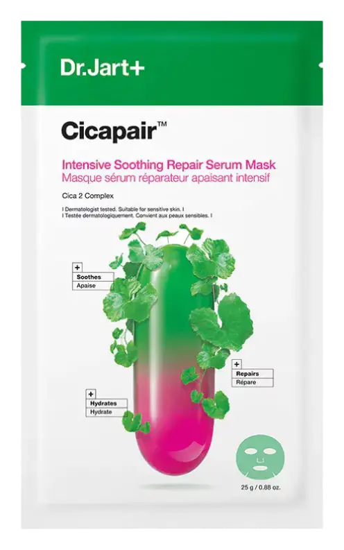 Dr. Jart+ Cicapair Sensitive Skin Serum Face Mask For Redness