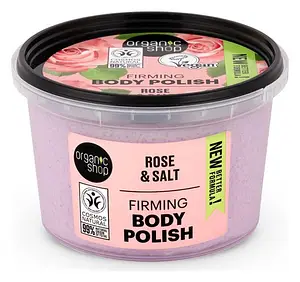 Natura Siberica Organic Shop Firming Body Polish Rose And Salt