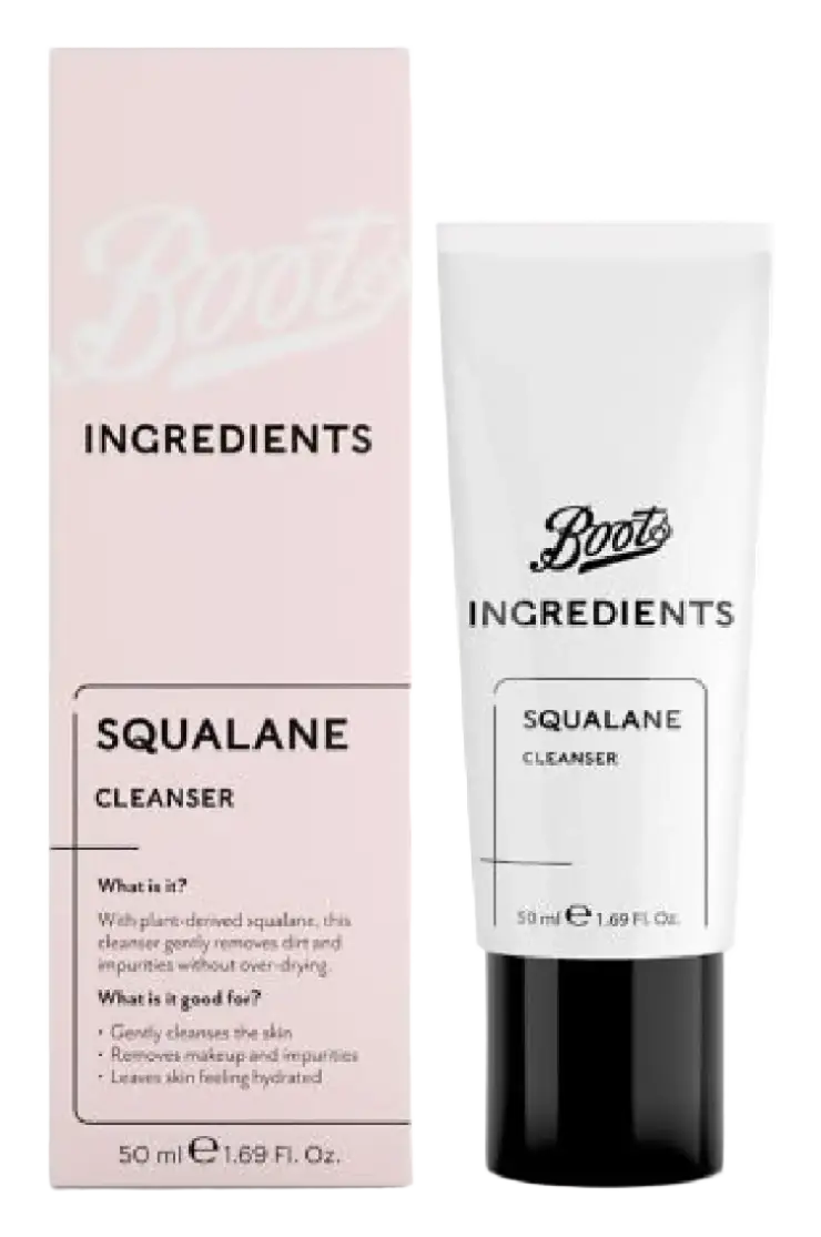 Boots Ingredients Squalane Cleanser