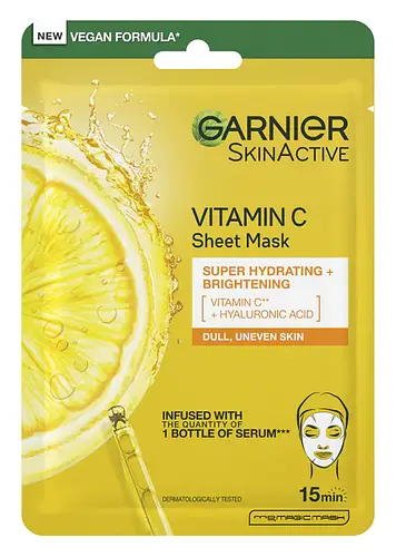Garnier Brightening & Super Hydrating Vitamin C Sheet Mask