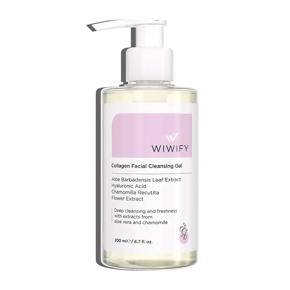 Wiwify Aloe Vera and Chamomile Extract Purifying Facial Cleansing Gel 200 ml
