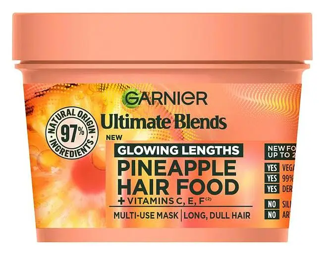 Garnier Ultimate Blends Pineapple & Amla Hair Food 3-In-1 Mask UK