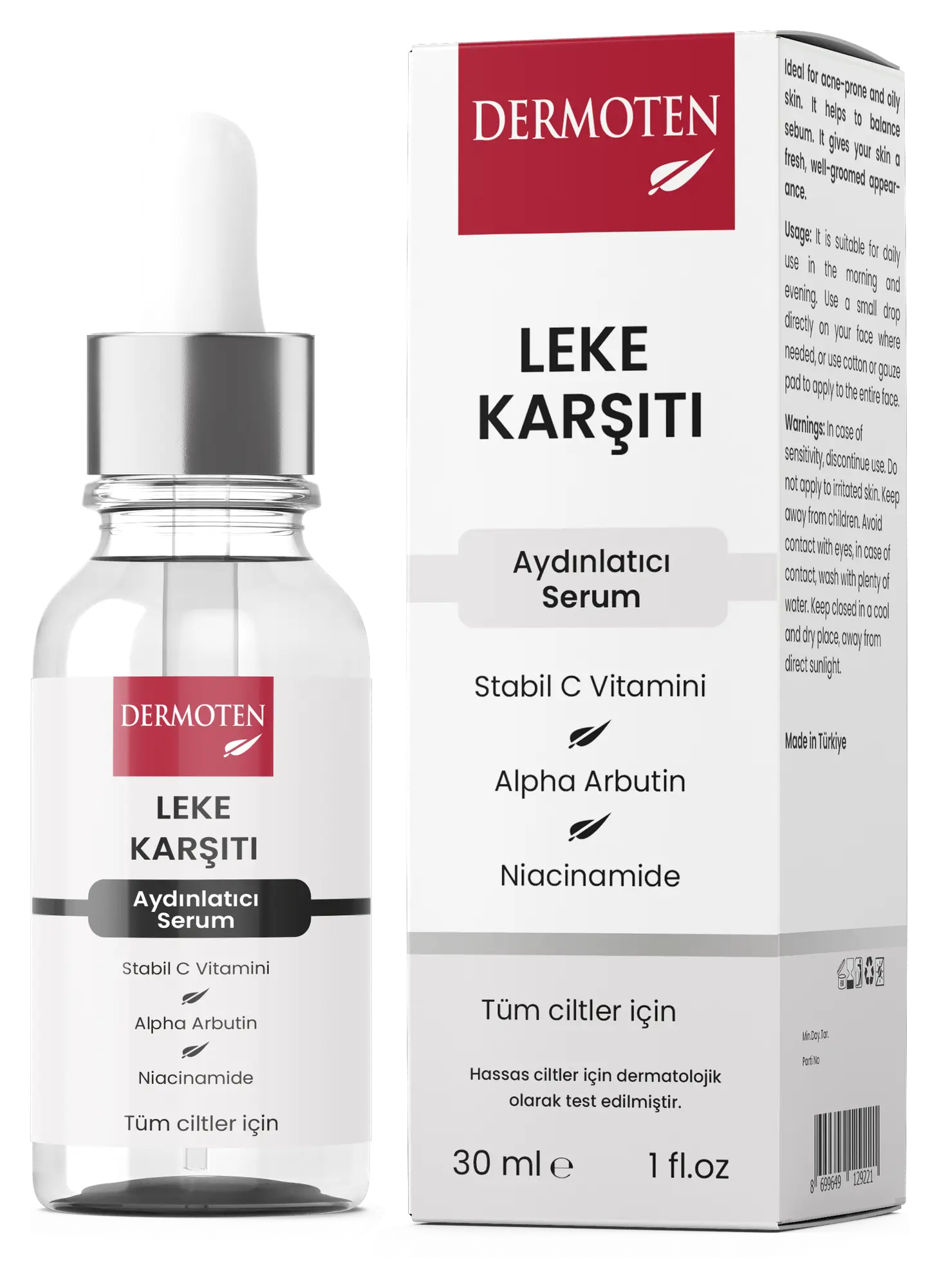 Dermoten Anti-Spot Brightening Vitamin C Skin Care Serum