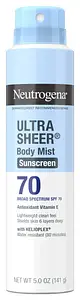 Neutrogena Ultra Sheer Body Mist Sunscreen Spray SPF 70