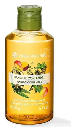 Yves Rocher Energizing Bath & Shower Gel Mango Coriander