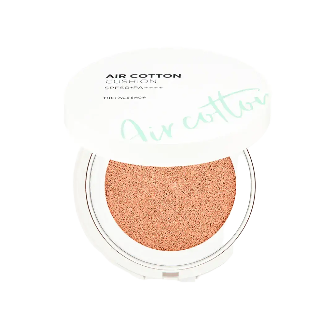 The Face Shop Air Cotton Cushion SPF 50+ 205 Dark Beige