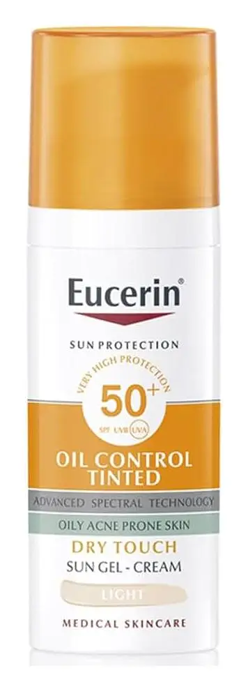Eucerin Sun Face Oil Control Tinted SPF 50+ Light