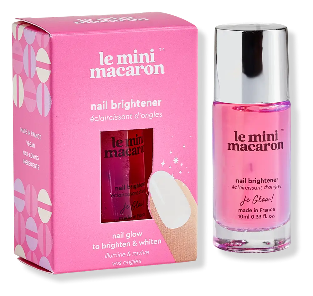 Le Mini Macaron Je Glow! Nail Brightener & Whitener