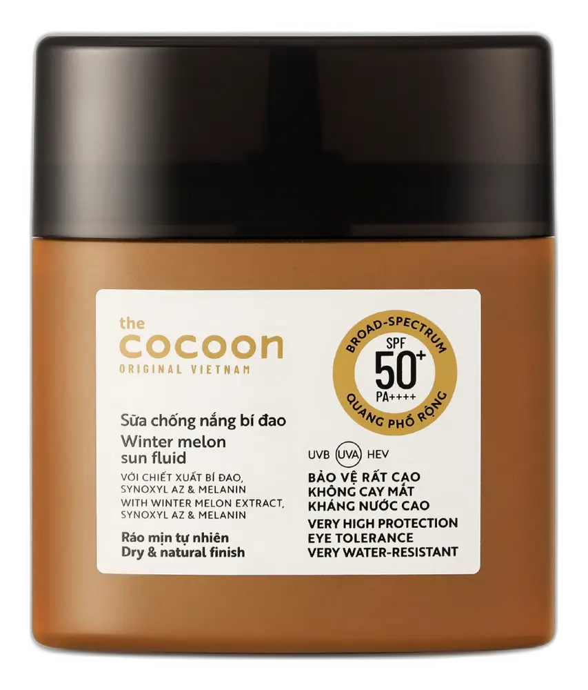 The Cocoon Vietnam Winter Melon Sun Fluid SPF 50+ PA++++