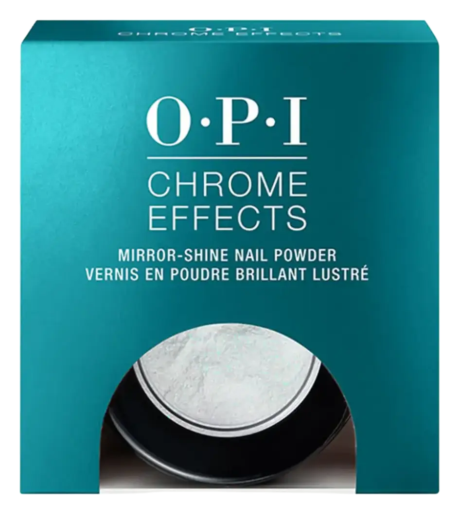 OPI Chrome Effects Mirror-Shine Nail Powder Blue “Plate” Special
