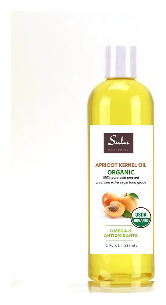 Sulu Organics Cold Pressed Apricot Kernel Oil