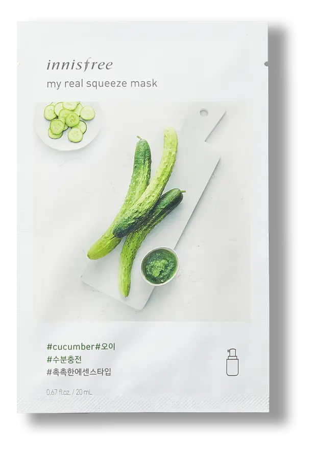 innisfree My Real Squeeze Mask Cucumber Hydrate