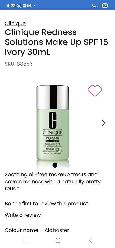 Clinique Redness Solutions Make Up