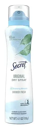 Secret Original Dry Spray Shower Fresh