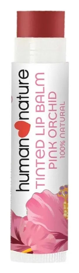 Human Nature Tinted Lip Balm Pink Orchid