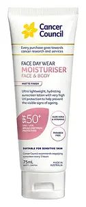 Cancer Council Face Daywear Moisturiser Invisible SPF50+