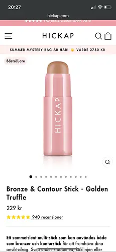 Hickap The Wonder Stick Bronze & Contour Golfen truffle