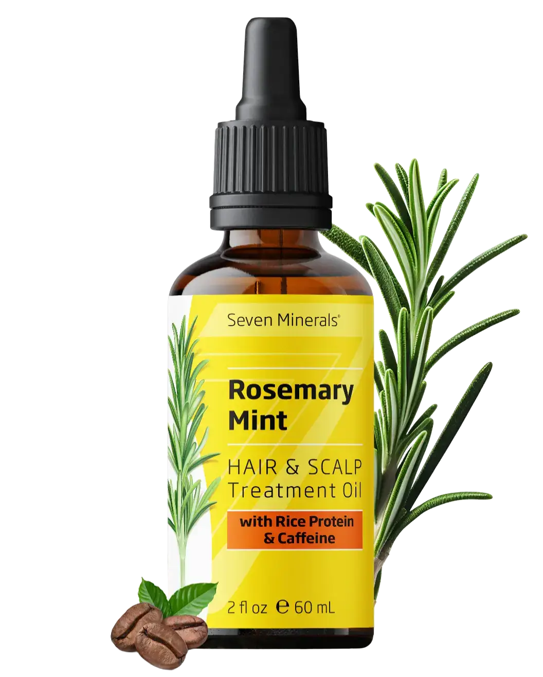 Seven Minerals Rosemary Mint Hair & Scalp Treatment Oil