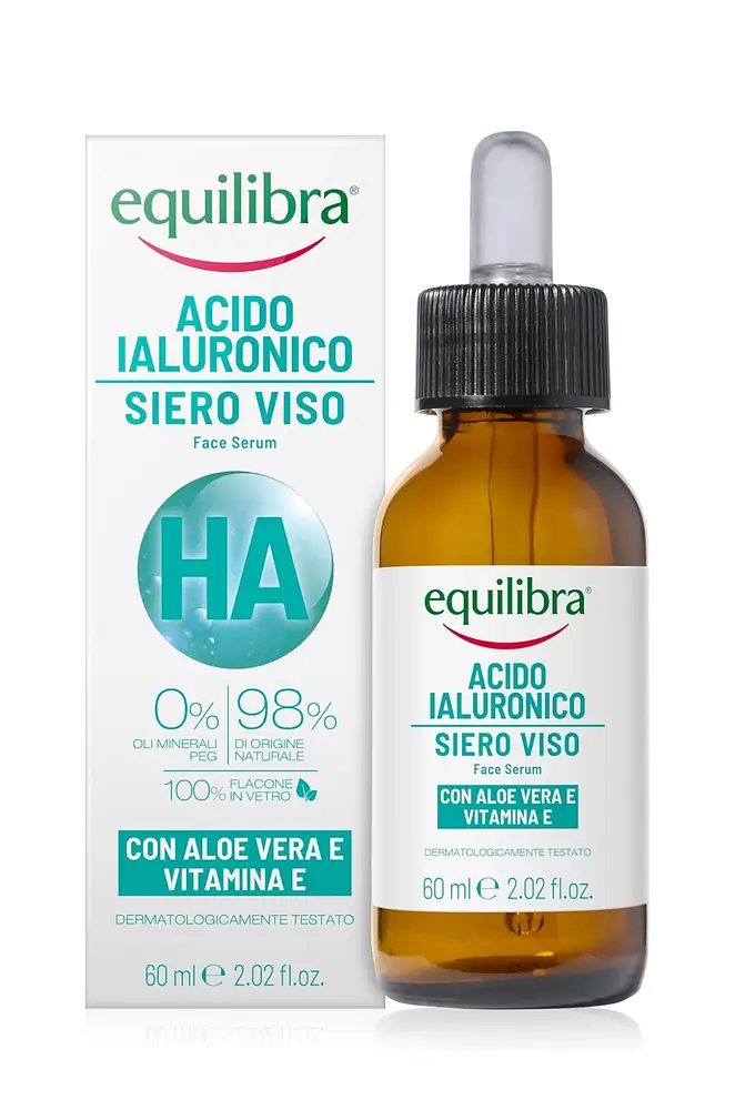 Equilibra Hyaluronic acid serum with aloe vera and vitamin E