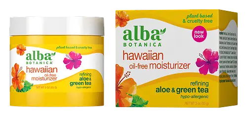Alba Botanica Hawaiian Oil-Free Moisturizer With Aloe & Green Tea