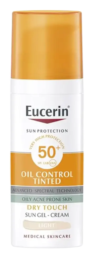 Eucerin Sun Face Oil Control Tinted SPF 50+ Light