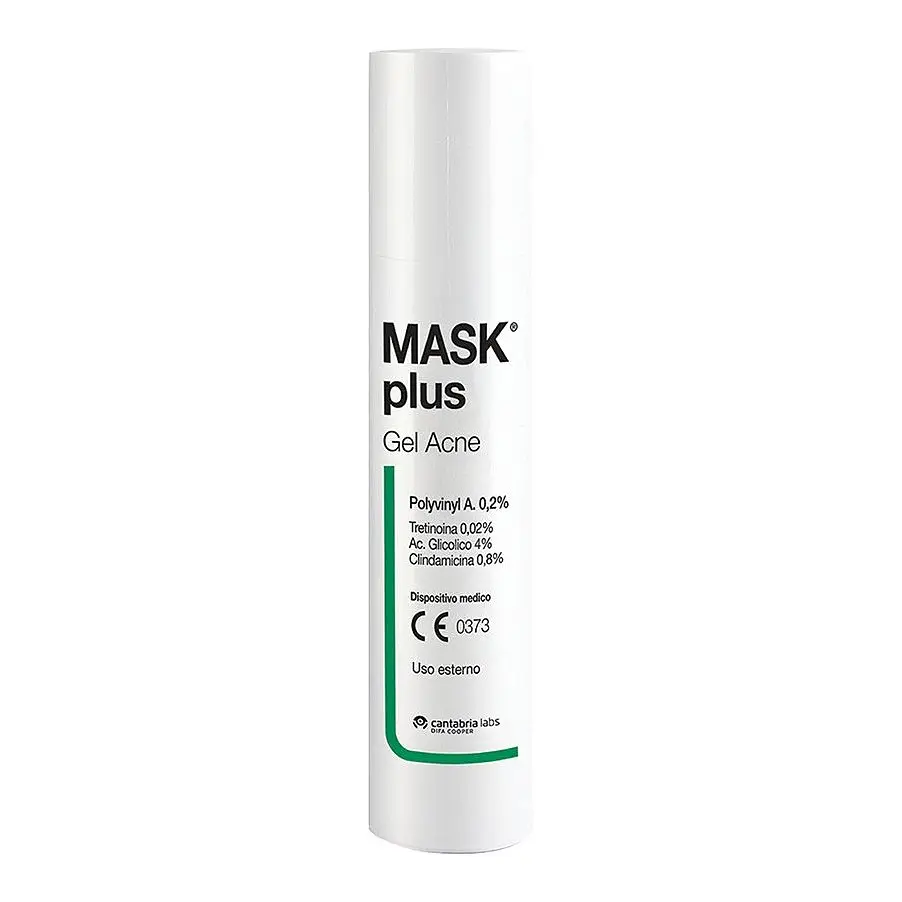 Difa Cooper MASK Plus Gel 0.2% Polyvinyl A. + 0.02% Tretinoin + 4% Glycolic Ac. + 0.8% Clindamycin
