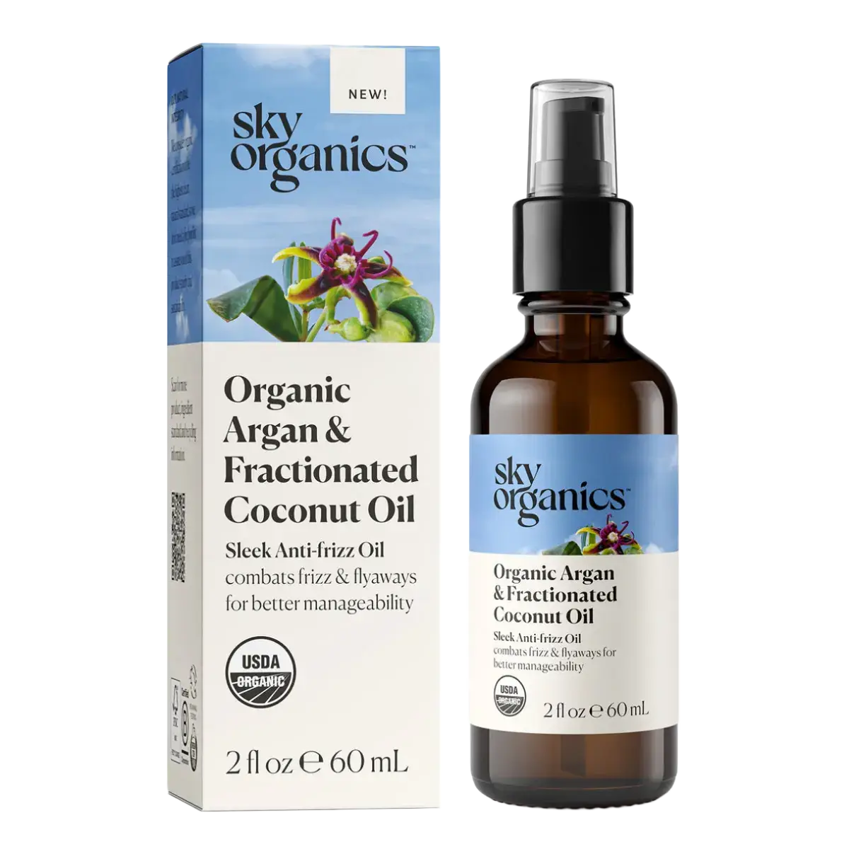 Sky Organics Organic Argan & Fractionated Coconut Oil