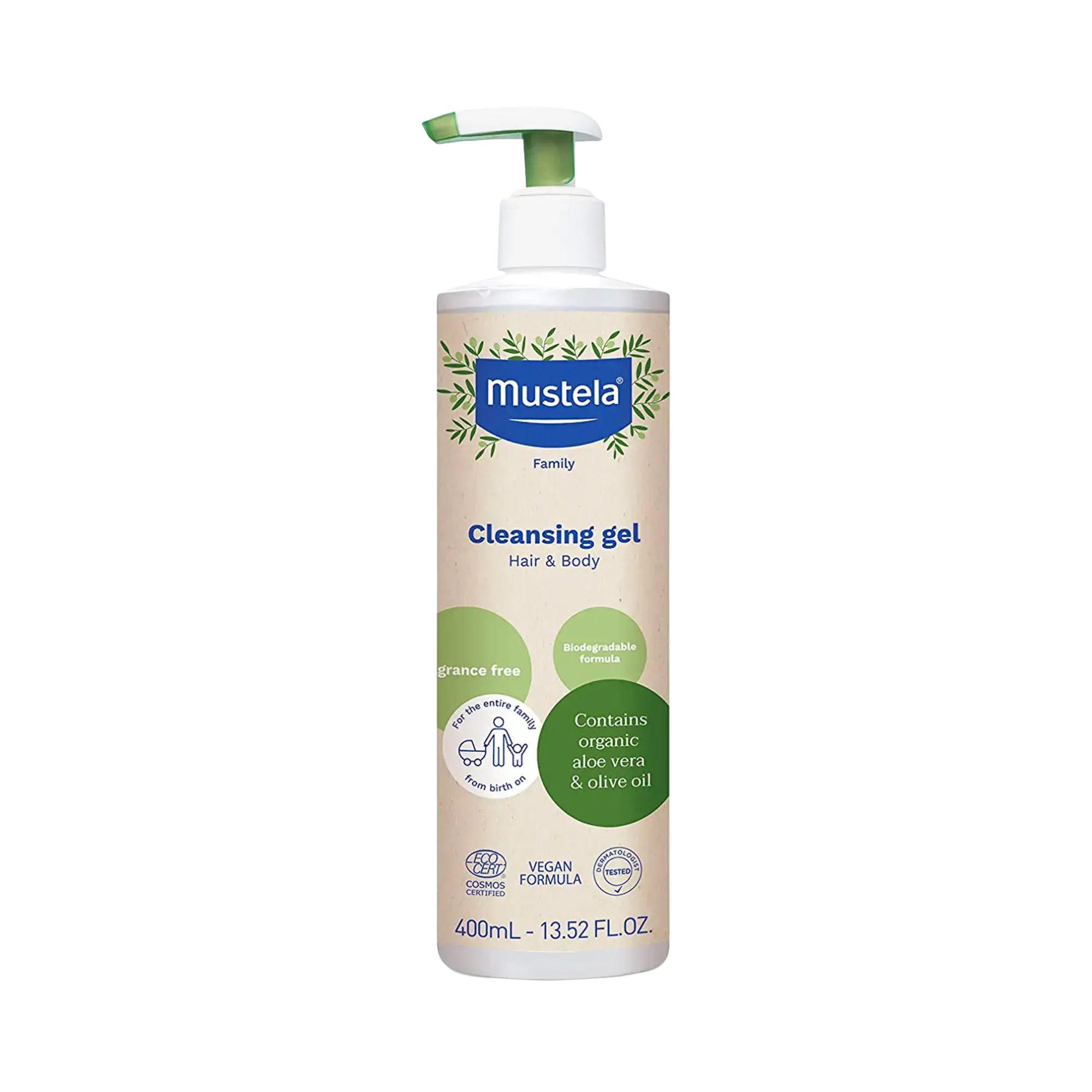 Mustela Organic Cleansing Gel With Olive Oil & Aloe