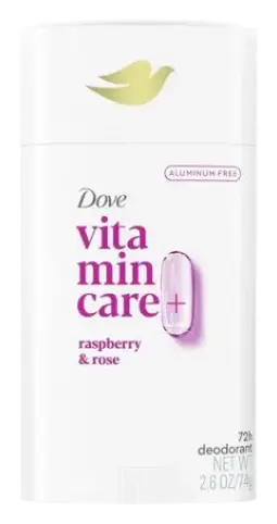 Dove Vitamincare+ Deodorant Stick Raspberry & Rose