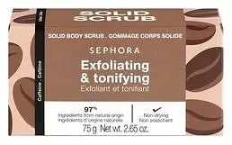 Sephora Collection Solid Body Scrub Exfoliating & Tonifying Caffeine